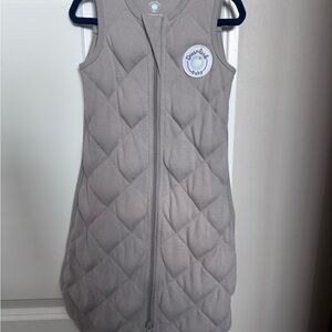 Quilted Gray Sleep Sack for Kids